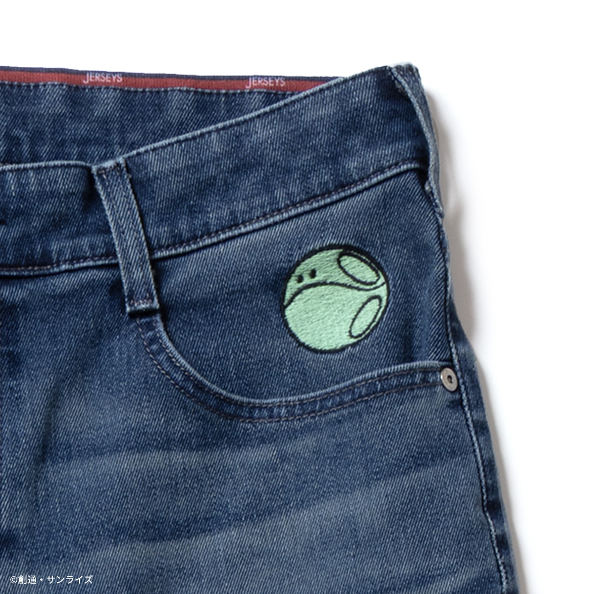 STRICT-G EDWIN『機動戦士ガンダム』JERSEYSデニム ルーズテーパード ハロ