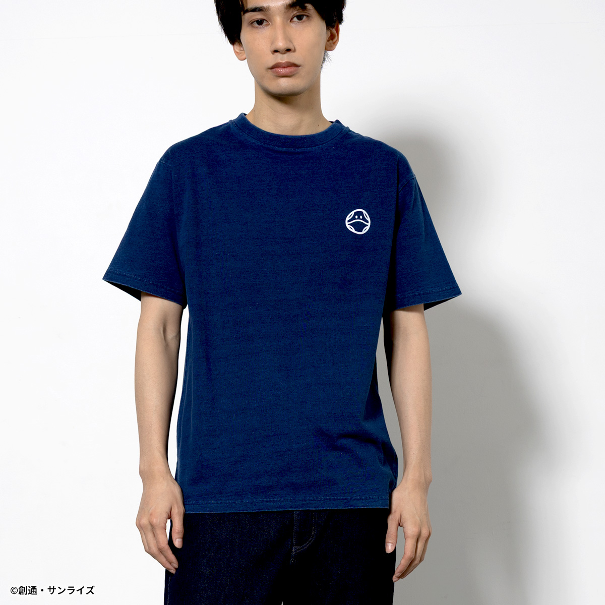 STRICT-G EDWIN『機動戦士ガンダム』インディゴTシャツ ハロ小紋柄
