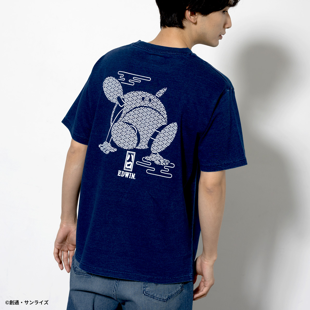 STRICT-G EDWIN『機動戦士ガンダム』インディゴTシャツ ハロ柄