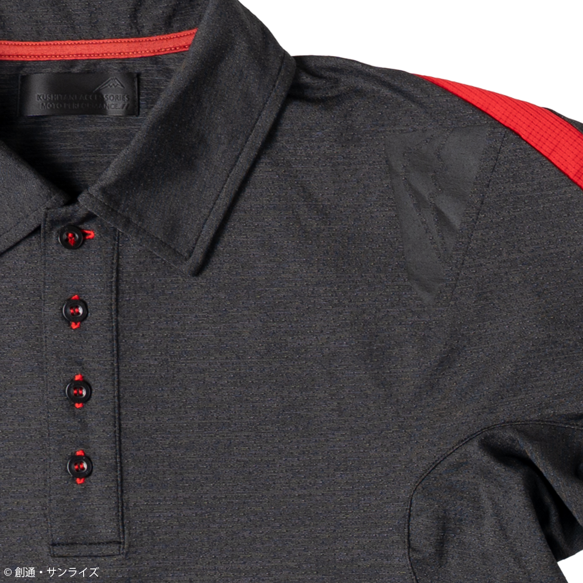STRICT-G KUSHITANI『機動戦士ガンダム』AQUA POLOSHIRTS RED COMET