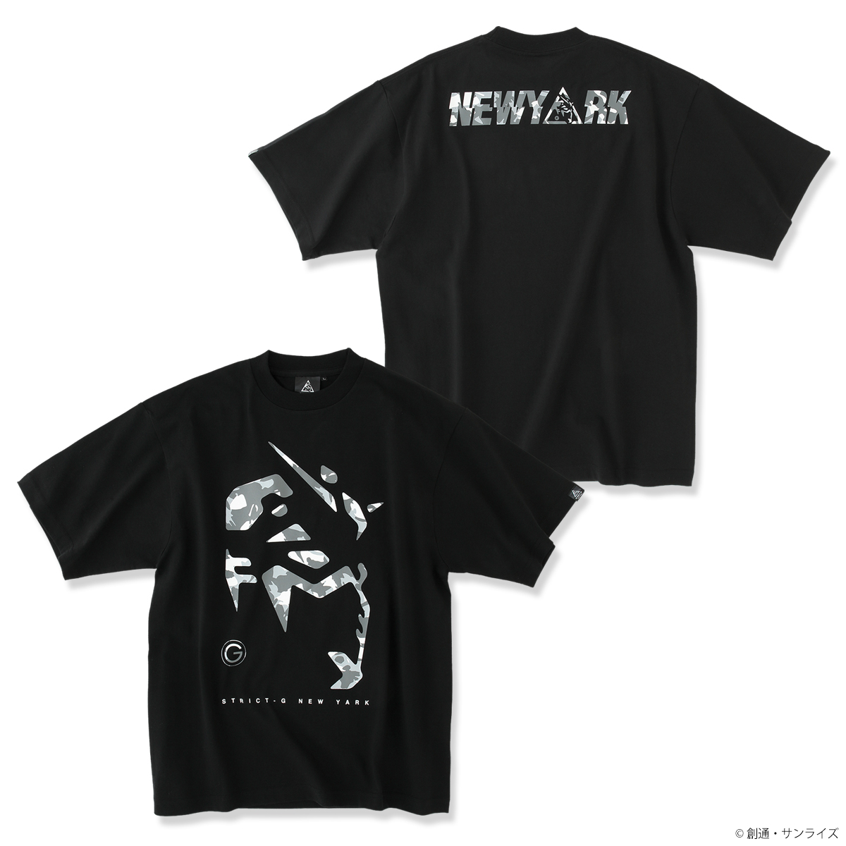STRICT-G NEW YARK『機動戦士ガンダム』Tシャツ ガンダム迷彩柄