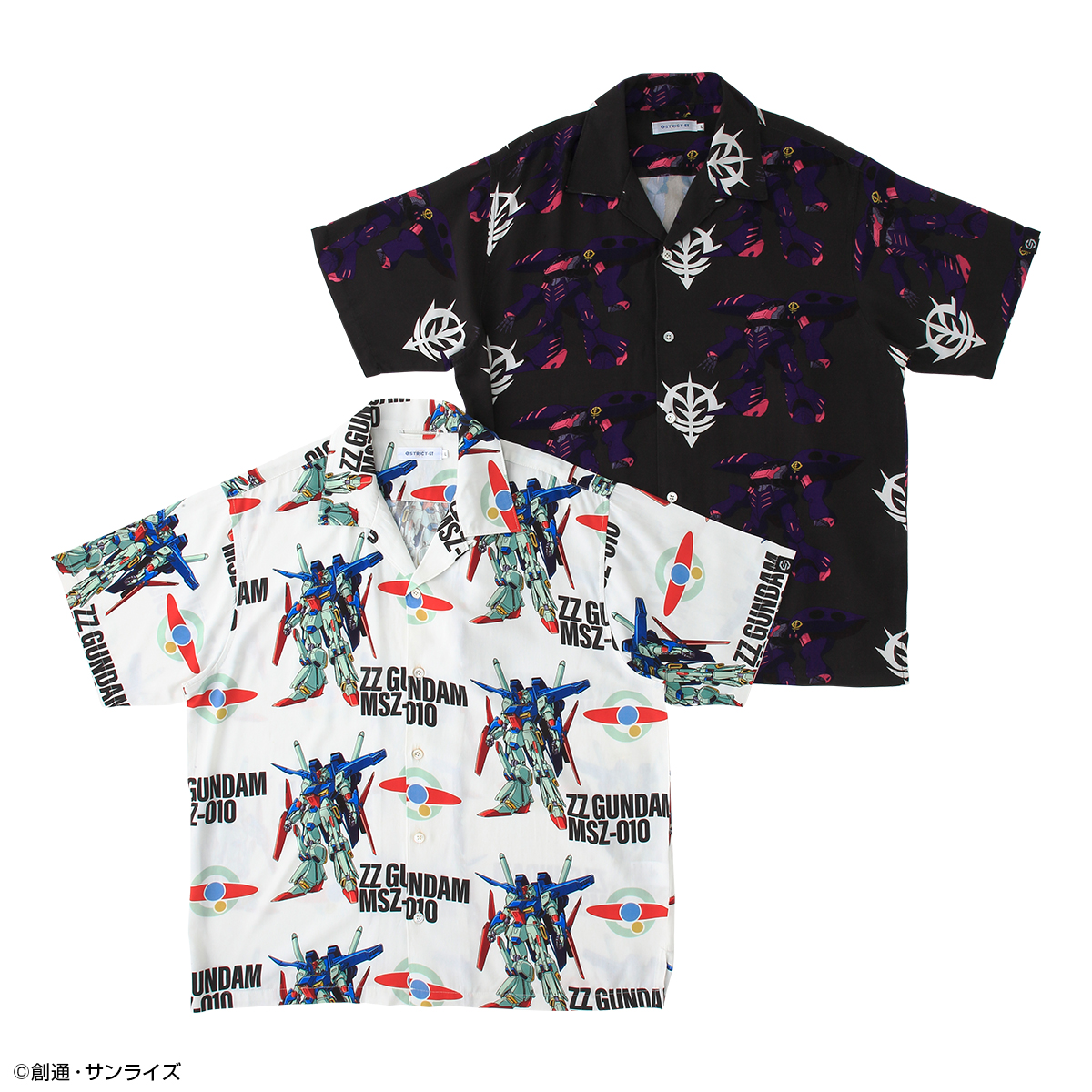 STRICT-G『機動戦士ガンダムZZ』アロハシャツ ZZガンダム