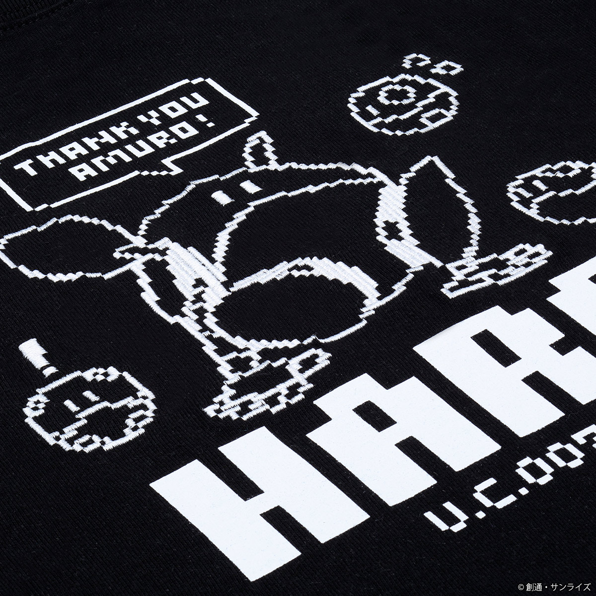 STRICT-G『機動戦士ガンダム』ハロ 刺繍Tシャツ 黒