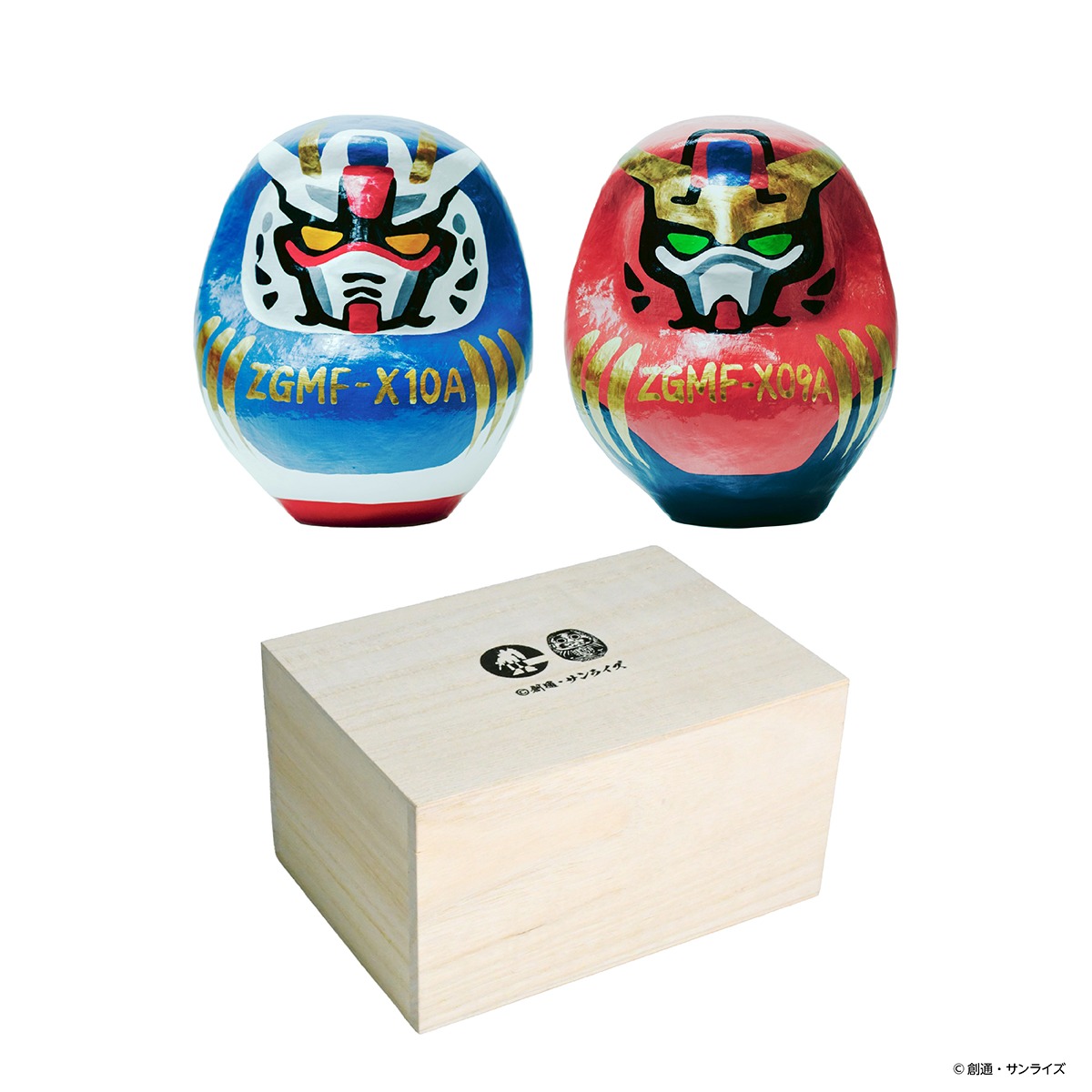 STRICT-G JAPAN 『機動戦士ガンダムSEED』白河だるま フリーダムガンダム・ジャスティスガンダムセット 8.5cm