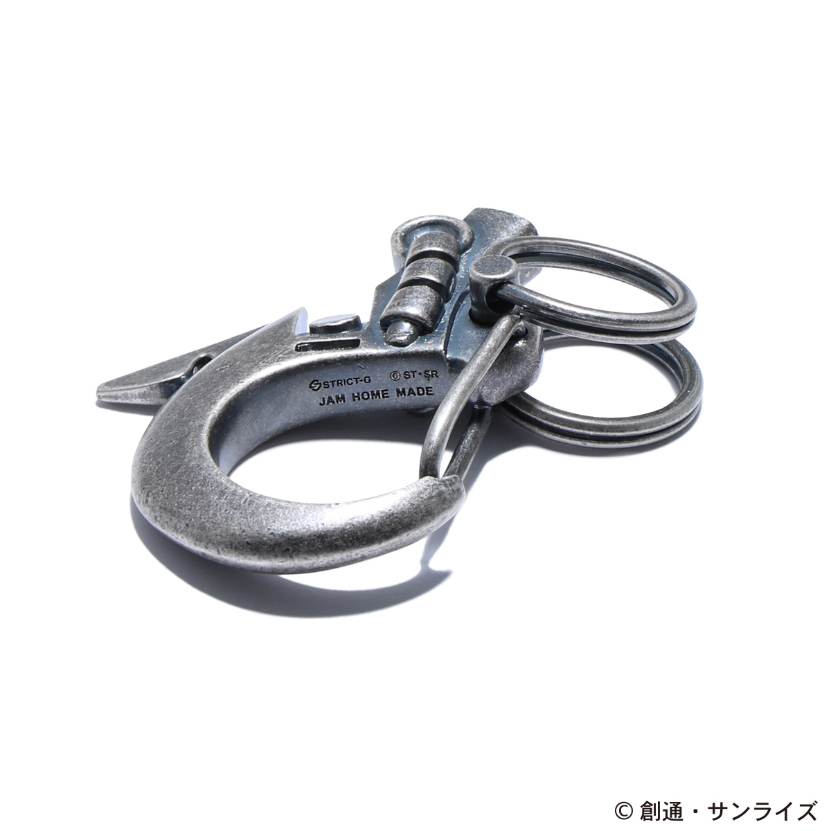 STRICT-G JAM HOME MADE『機動戦士ガンダム』モビルスーツフェイスキーホルダー(シャア専用ザクII)
