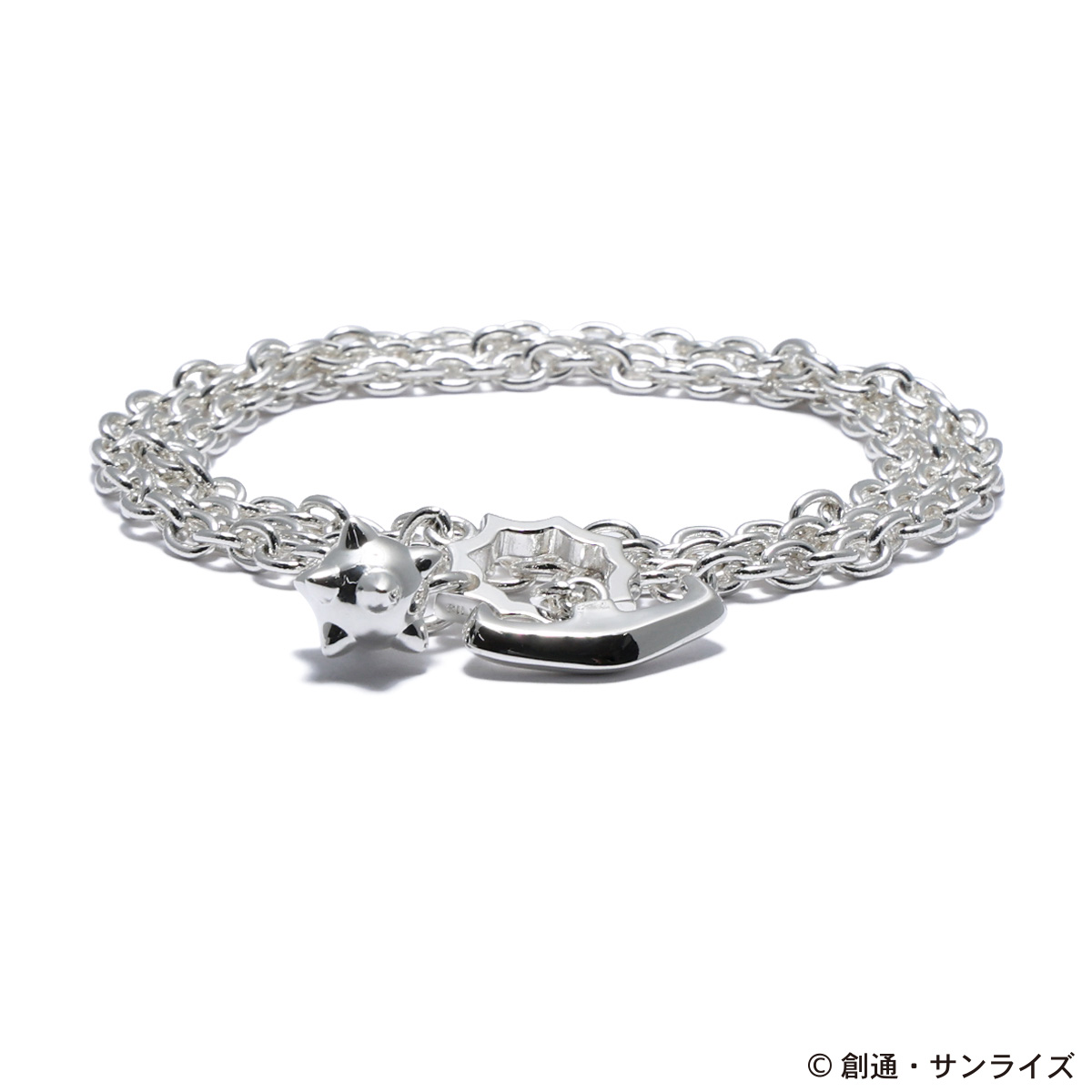 STRICT-G JAM HOME MADE『機動戦士ガンダム』ガンダムハンマー3巻きブレスレット(silver)