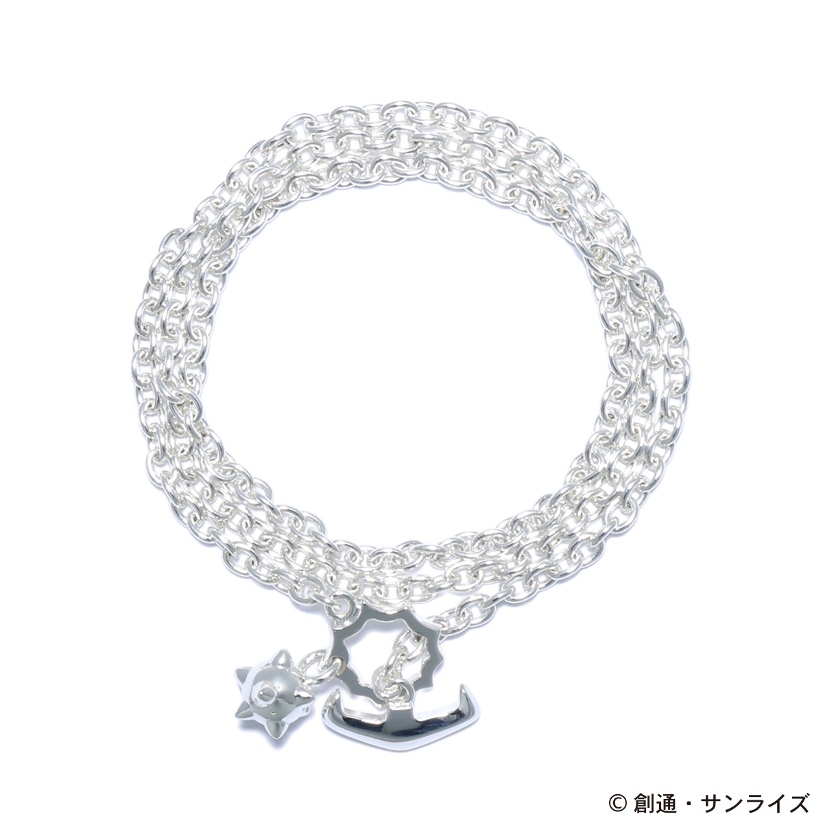 STRICT-G JAM HOME MADE『機動戦士ガンダム』ガンダムハンマー3巻きブレスレット(silver)