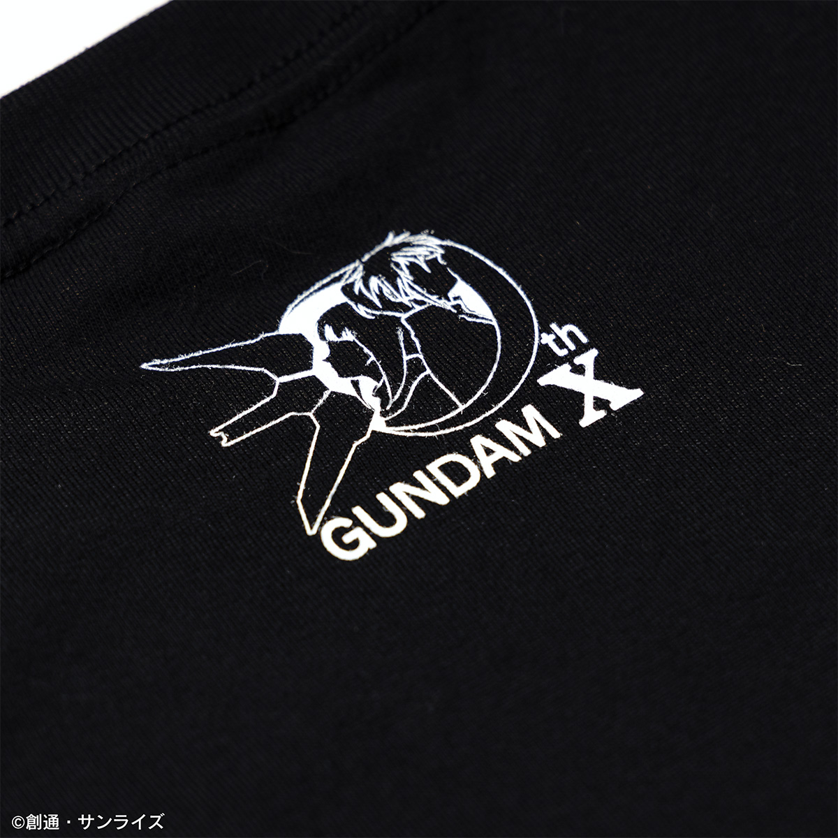 STRICT-G『機動新世紀ガンダムX』Tシャツ ガンダムXディバイダー アイコン モノトーン