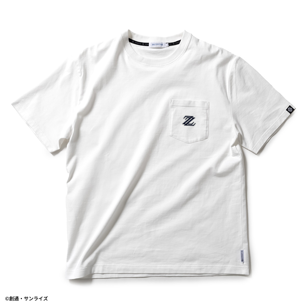 STRICT-G BASIC『機動戦士ガンダムＺＺ』ポケット付き刺繍Tシャツ ＺＺロゴ