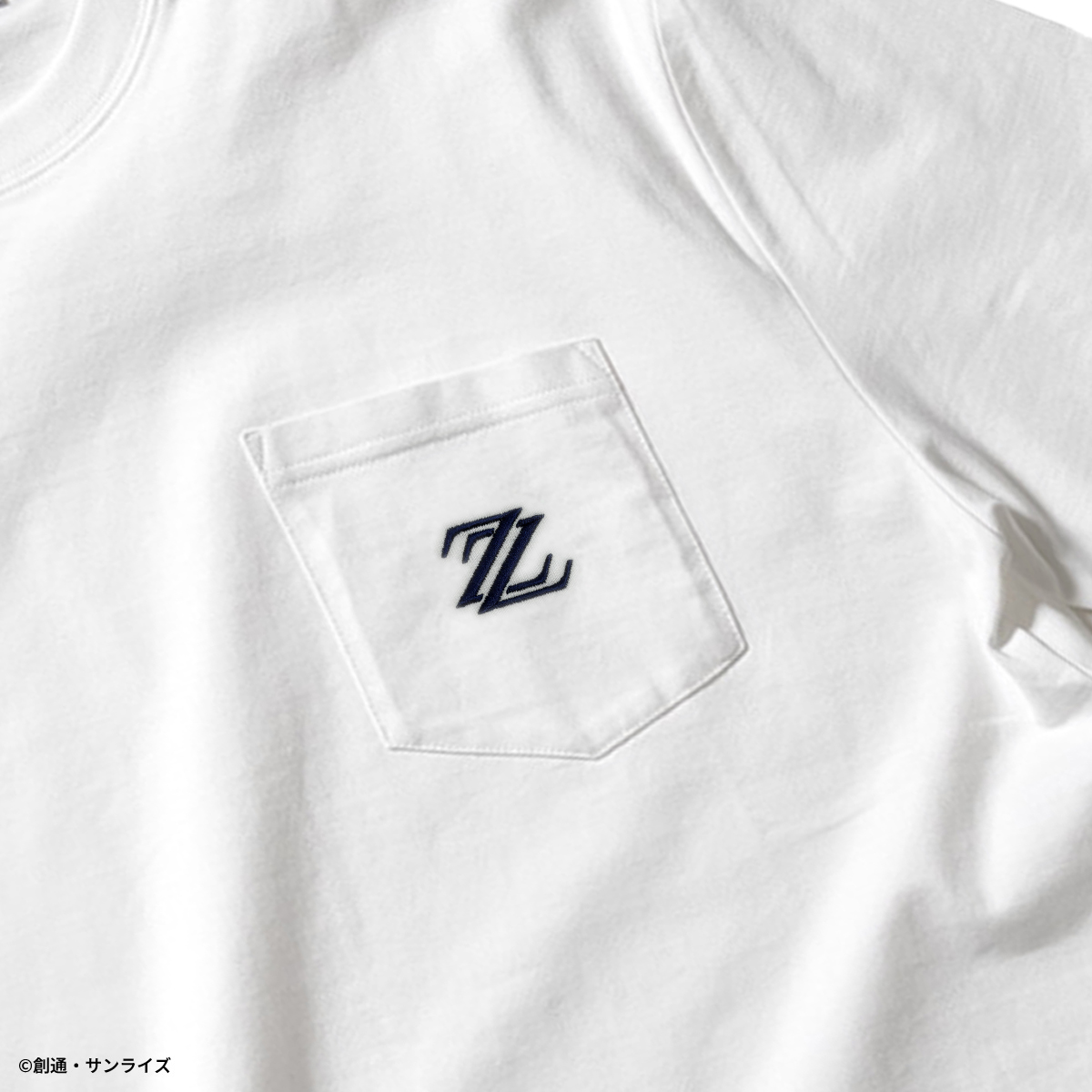 STRICT-G BASIC『機動戦士ガンダムＺＺ』ポケット付き刺繍Tシャツ ＺＺロゴ