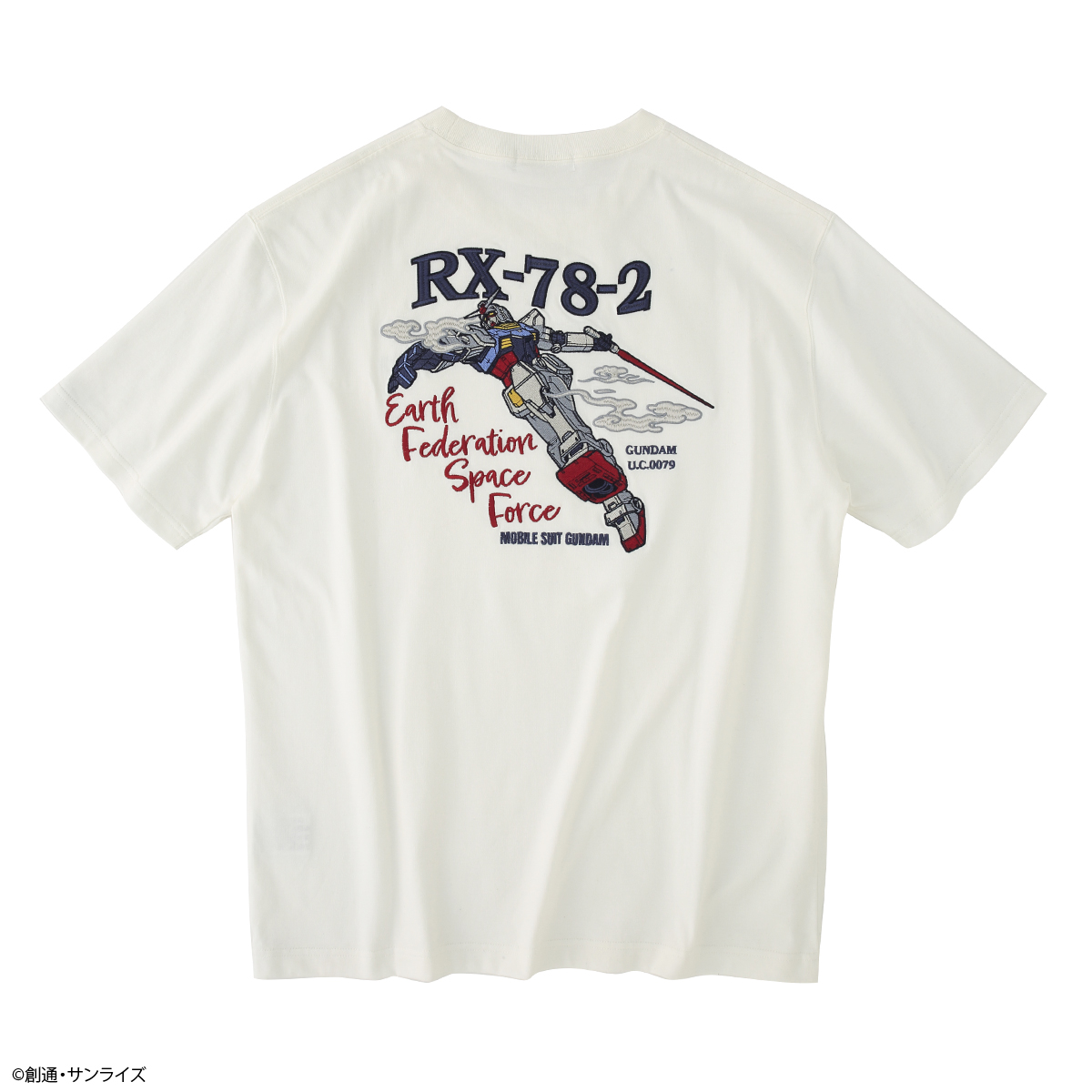 STRICT-G『機動戦士ガンダム』刺繍Tシャツ RX-78-2 GUNDAM ver.2