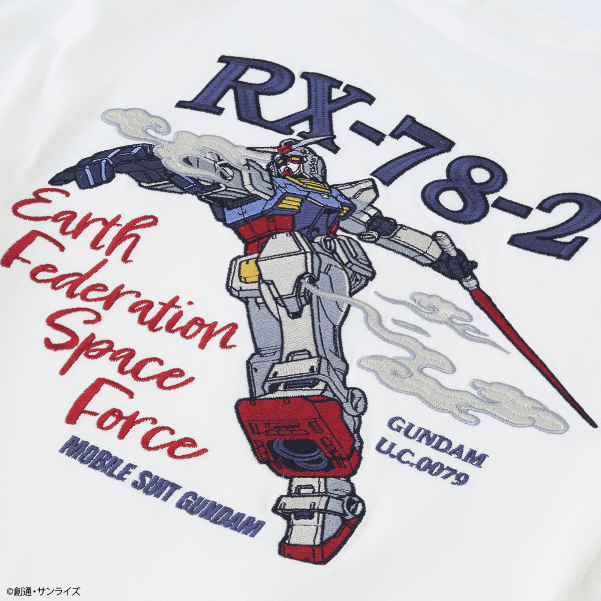 STRICT-G『機動戦士ガンダム』刺繍Tシャツ RX-78-2 GUNDAM ver.2