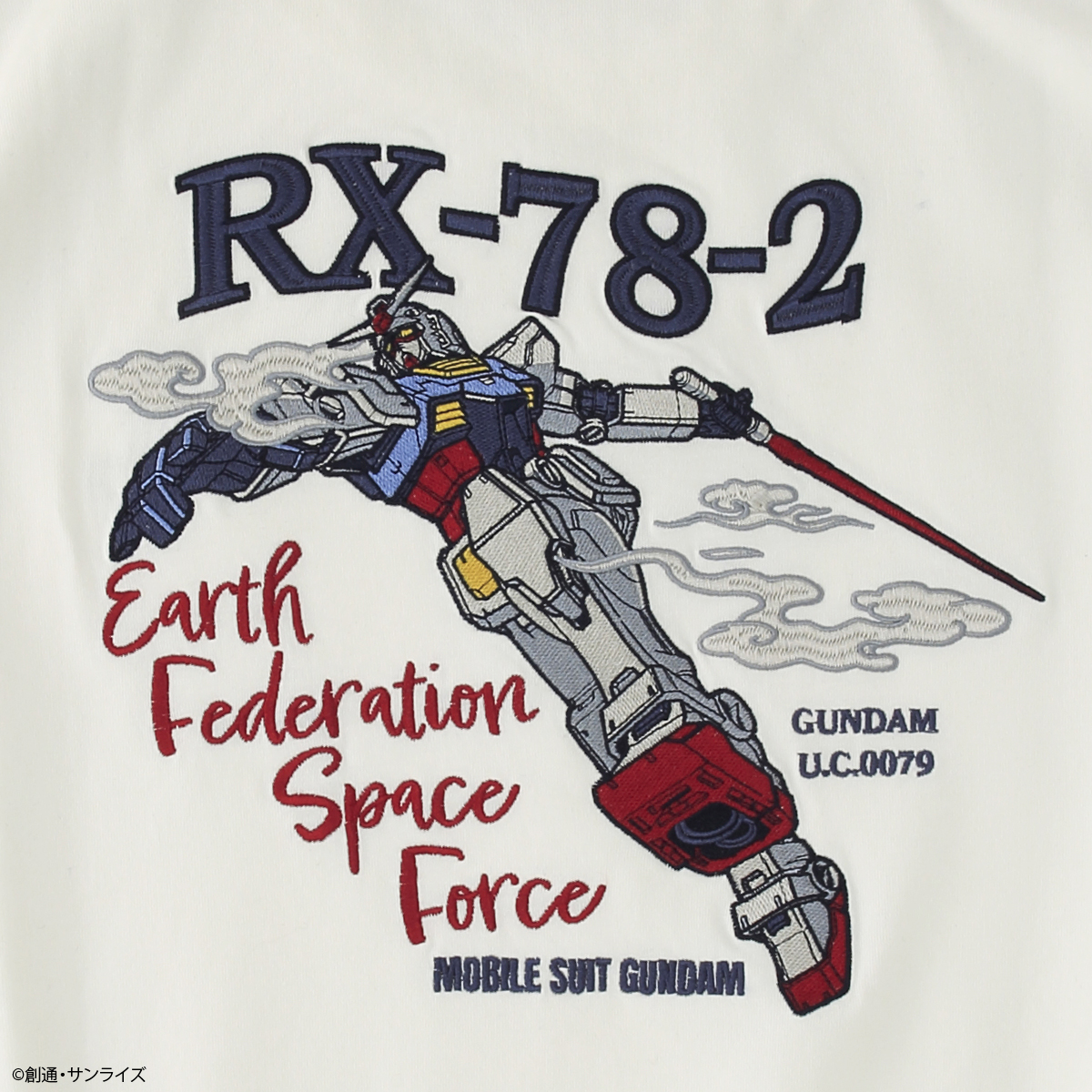 STRICT-G『機動戦士ガンダム』刺繍Tシャツ RX-78-2 GUNDAM ver.2