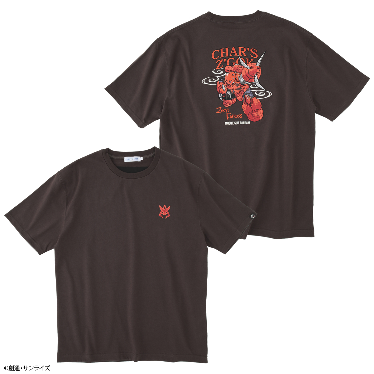 STRICT-G『機動戦士ガンダム』刺繍Tシャツ MSM-07S CHAR’S Z’GOK