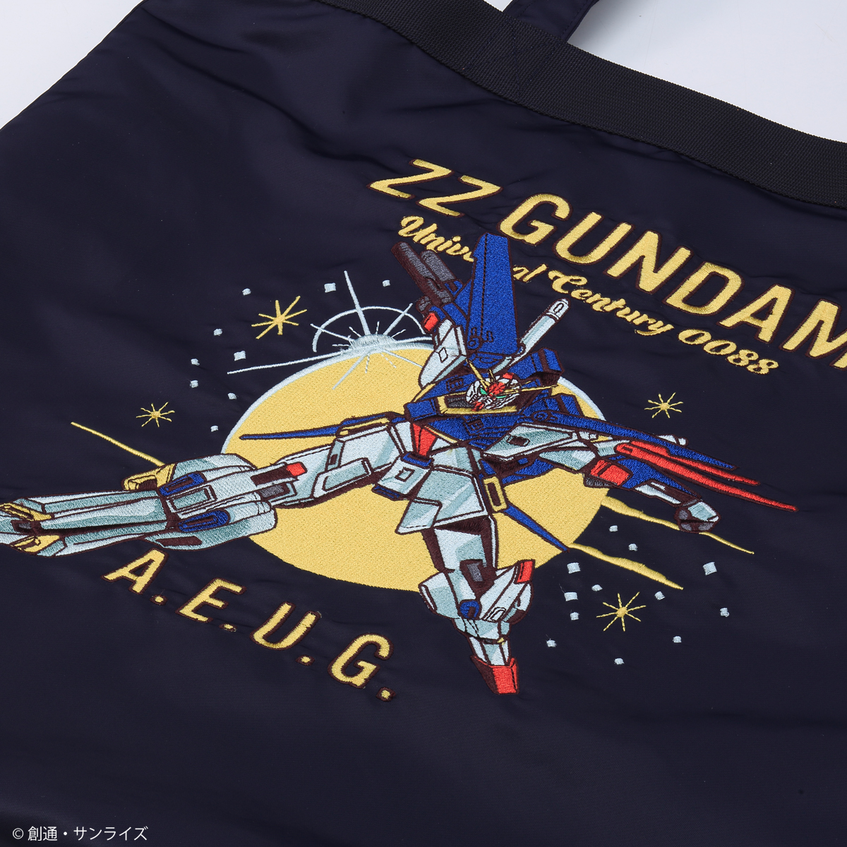 STRICT-G『機動戦士ガンダムＺＺ』ナイロン刺繍トートバッグ MSZ-010 ＺＺガンダム