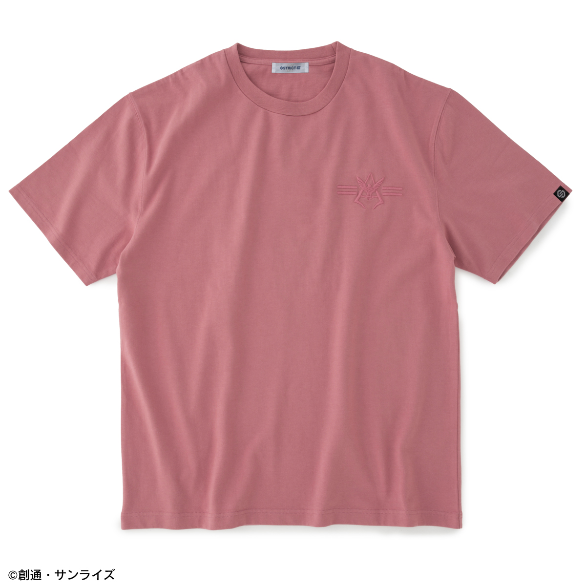 STRICT-G『機動戦士ガンダム』ロゴマーク刺繍Tシャツ シャア・アズナブル