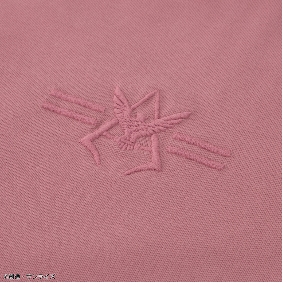 STRICT-G『機動戦士ガンダム』ロゴマーク刺繍Tシャツ シャア・アズナブル