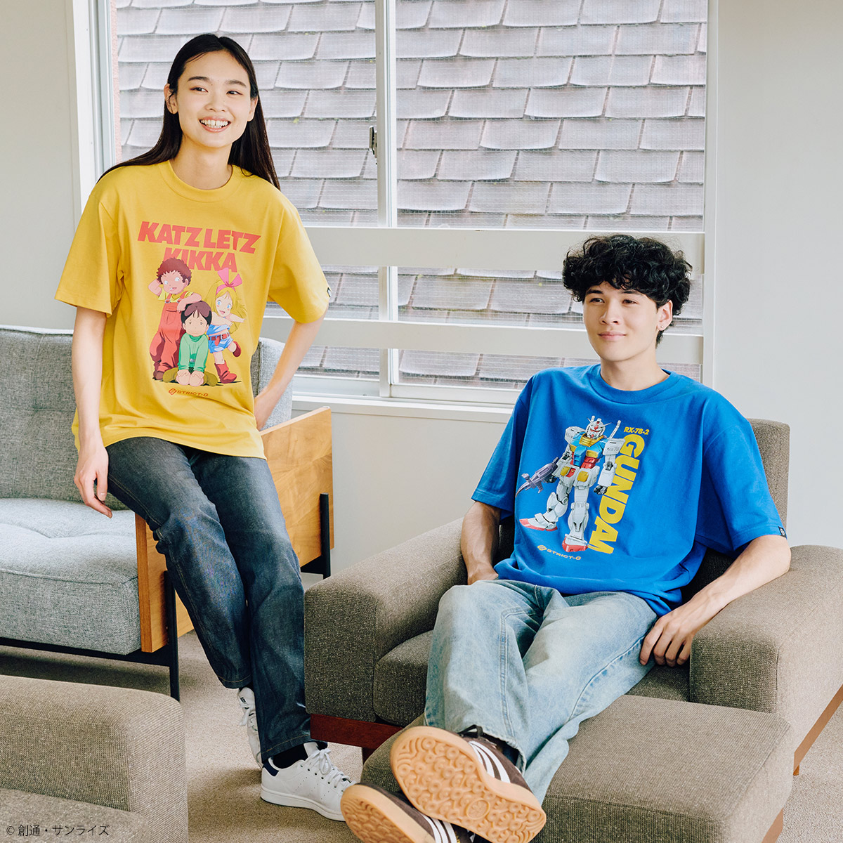 STRICT-G The Animation『機動戦士ガンダム』Tシャツ カツ・レツ・キッカ