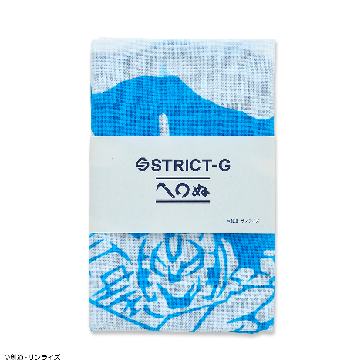STRICT-G かまわぬ『機動戦士ガンダムUC』手ぬぐい ユニコーンガンダム[ユニコーンモード]水色​