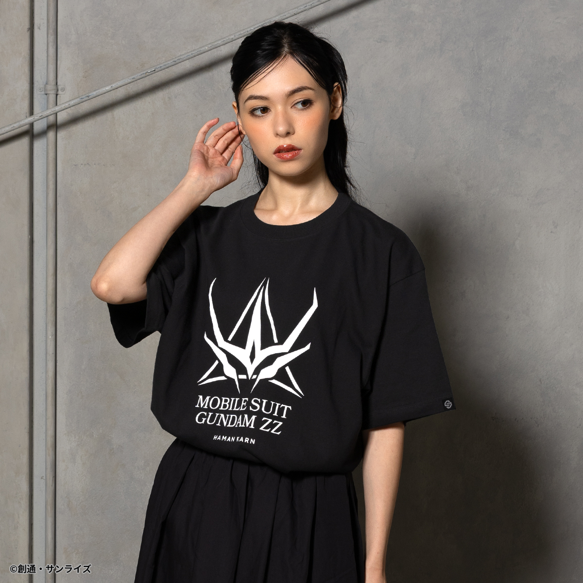 STRICT-G『機動戦士ガンダムＺＺ』Tシャツ ハマーン・カーン マスク