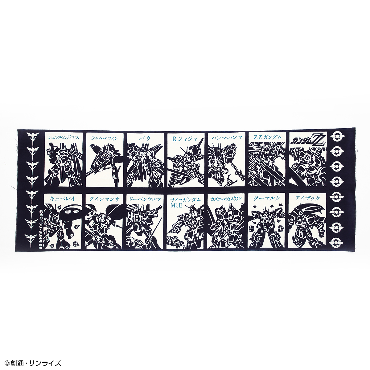 STRICT-G かまわぬ『機動戦士ガンダムZZ』手ぬぐい 手習帖