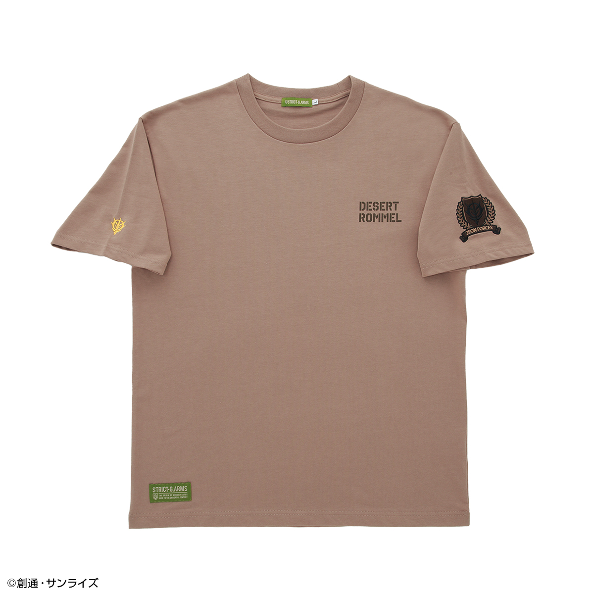 STRICT-G.ARMS『機動戦士ガンダムZZ』半袖Tシャツ ロンメル隊A