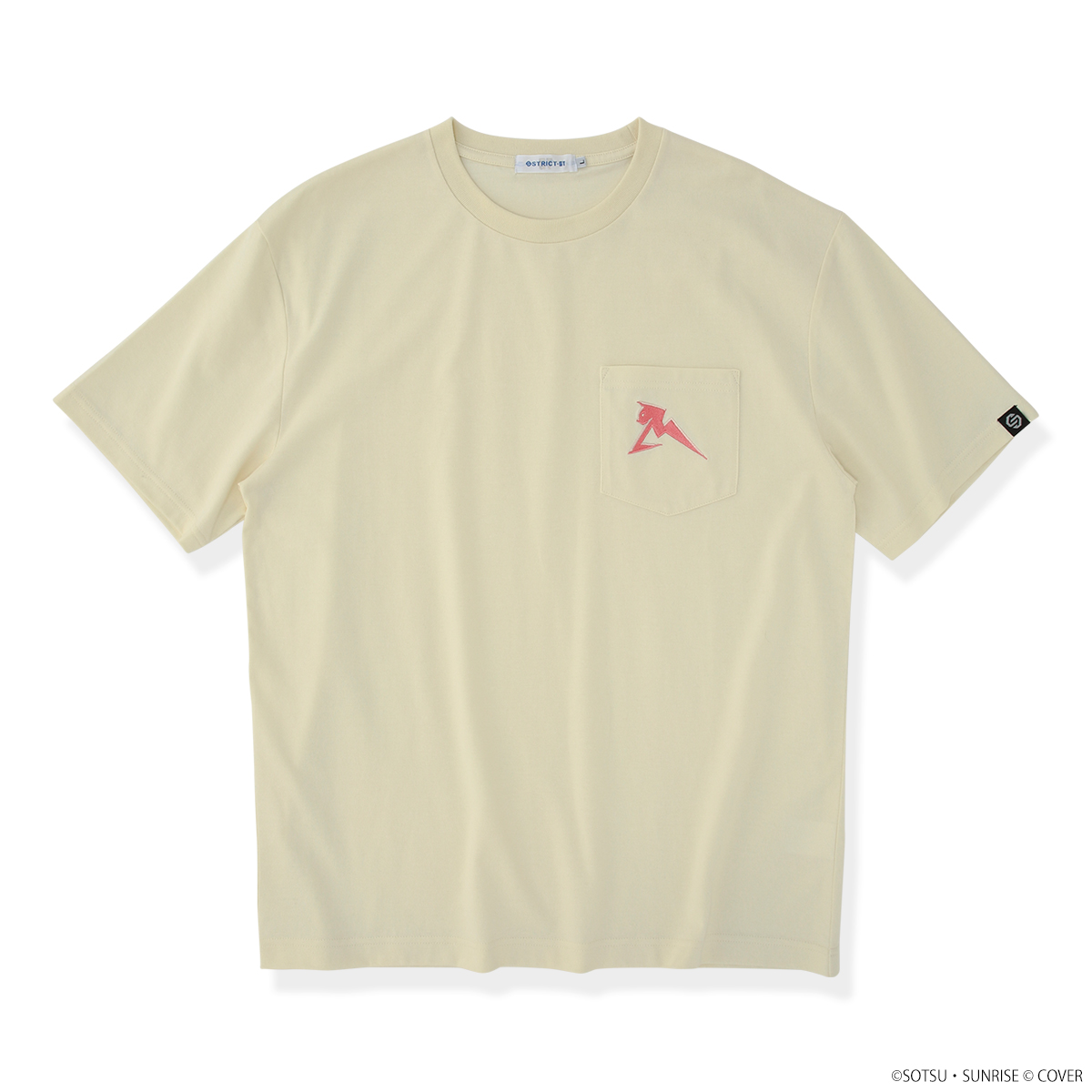 STRICT-G×ホロライブプロダクション 刺繍Tシャツ さくらみこ エンブレム【機動戦士ガンダム 逆襲のシャア Ver.】