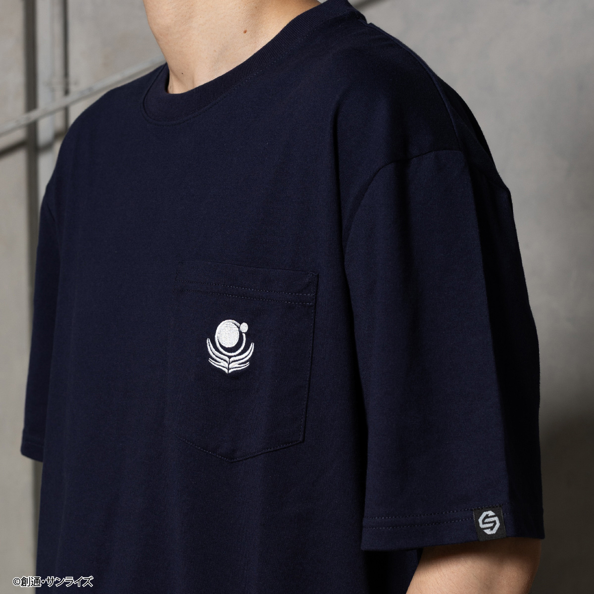 STRICT-G BASIC『機動戦士ガンダムSEED』ポケット付き刺繍Tシャツ 地球連合軍
