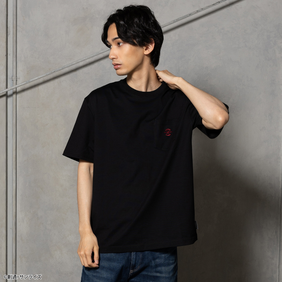 STRICT-G BASIC『機動戦士ガンダムSEED』ポケット付き刺繍Tシャツ Z.A.F.T.
