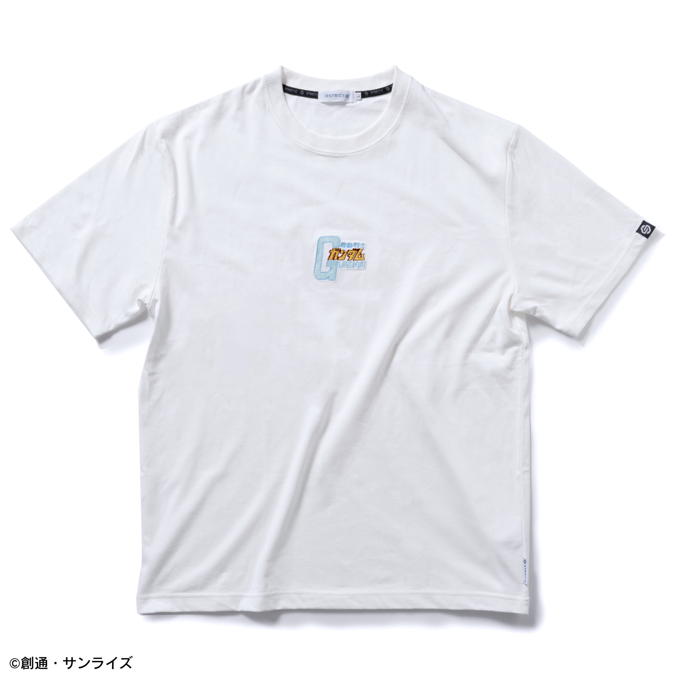 STRICT-G BASIC『機動戦士ガンダム』タイトルロゴ刺繍Tシャツ ホワイト