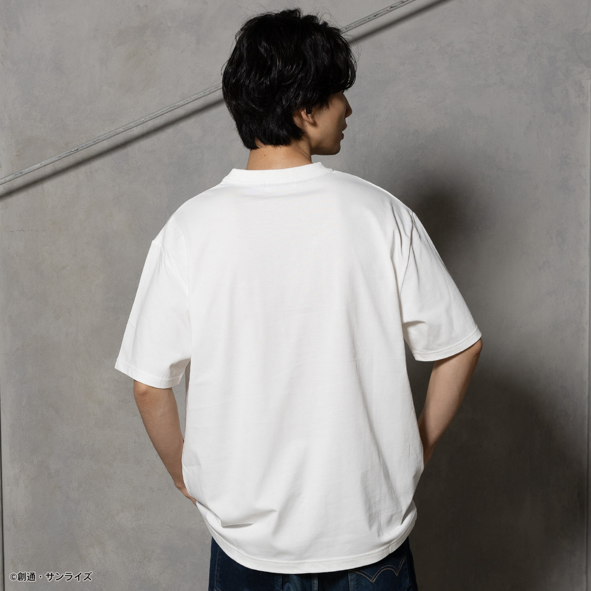 STRICT-G BASIC『機動戦士ガンダム』タイトルロゴ刺繍Tシャツ ホワイト