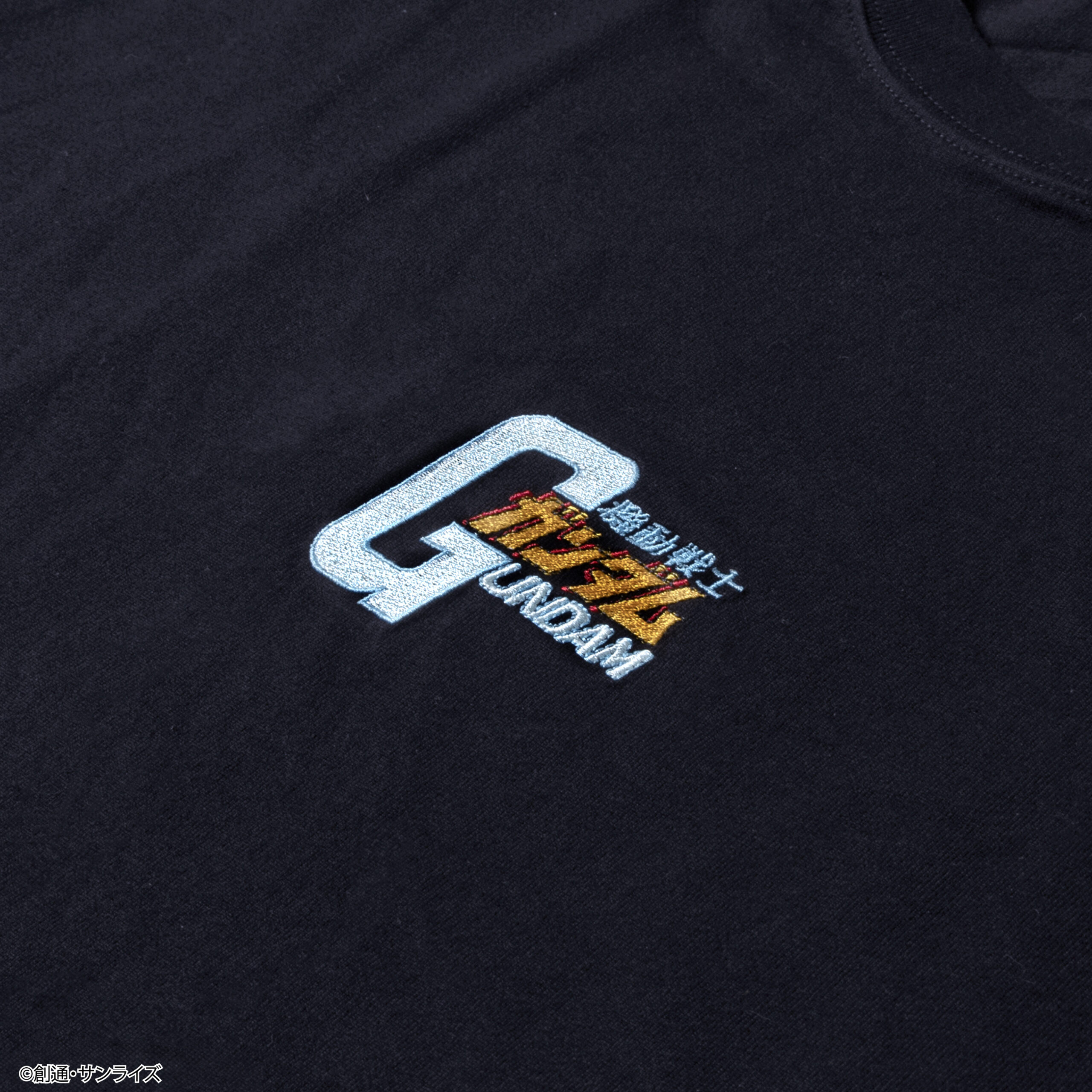 STRICT-G BASIC『機動戦士ガンダム』タイトルロゴ刺繍Tシャツ ブラック