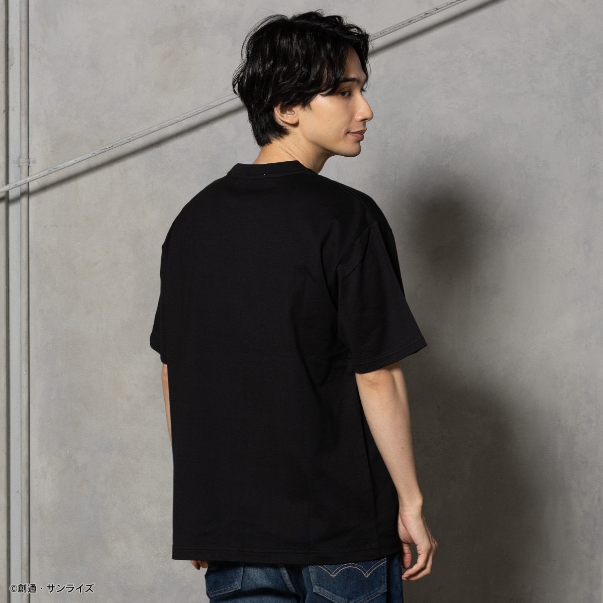 STRICT-G BASIC『機動戦士ガンダム』タイトルロゴ刺繍Tシャツ ブラック