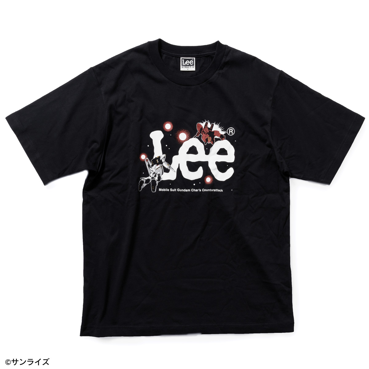STRICT-G Lee『機動戦士ガンダム 逆襲のシャア』Tシャツ Leeロゴ MS