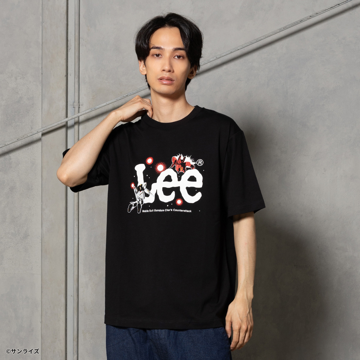 STRICT-G Lee『機動戦士ガンダム 逆襲のシャア』Tシャツ Leeロゴ MS