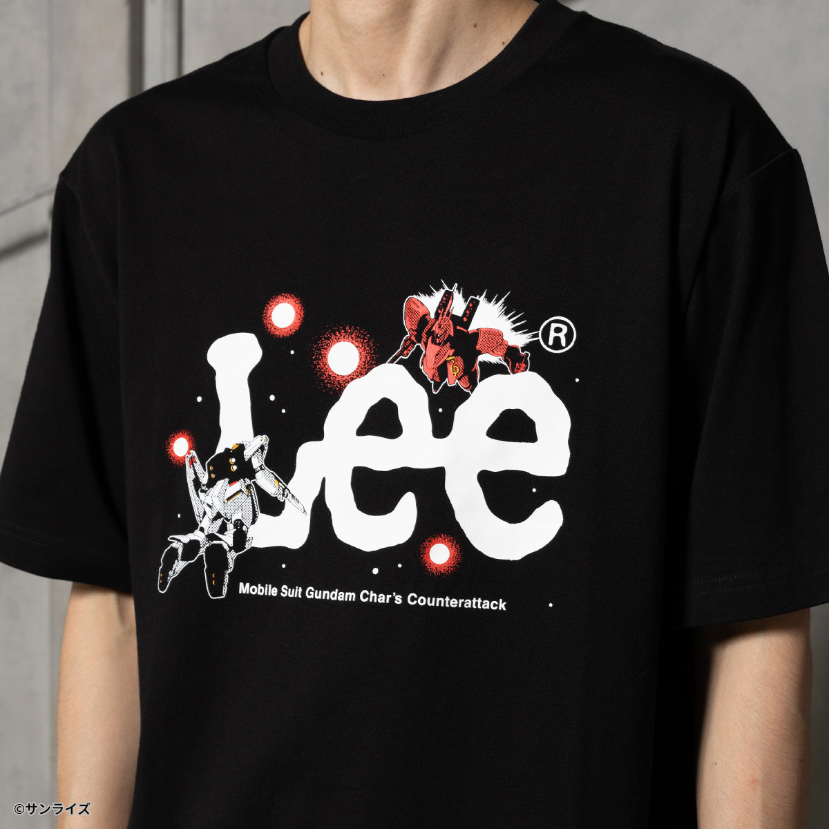 STRICT-G Lee『機動戦士ガンダム 逆襲のシャア』Tシャツ Leeロゴ MS