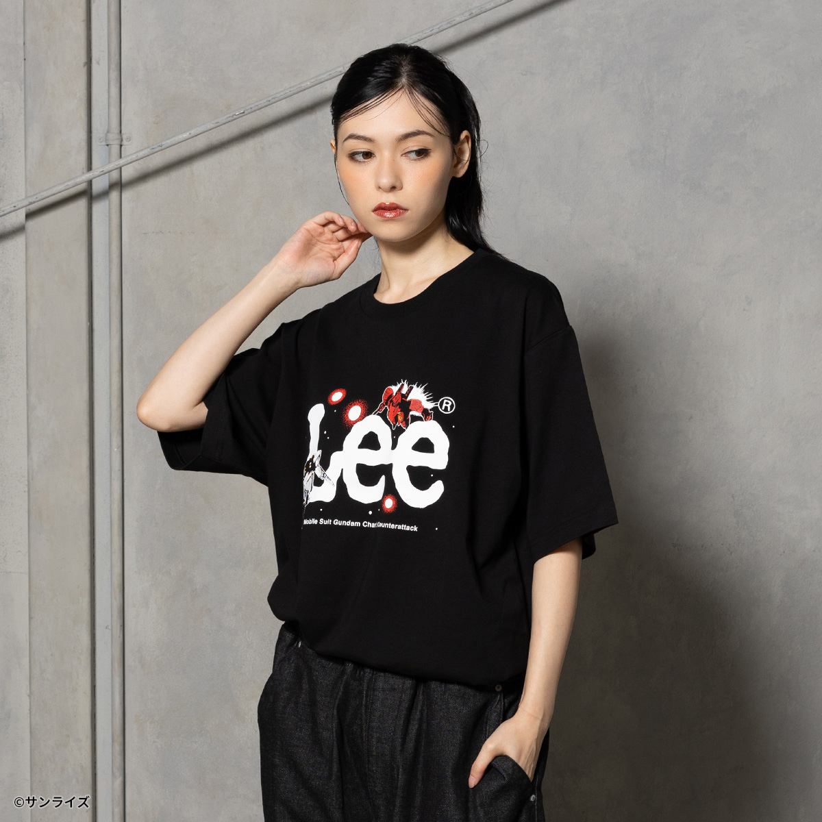 STRICT-G Lee『機動戦士ガンダム 逆襲のシャア』Tシャツ Leeロゴ MS