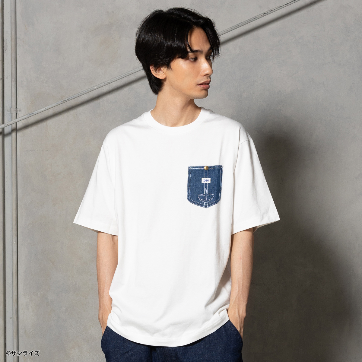 STRICT-G Lee『機動戦士ガンダム 逆襲のシャア』デニムポケット付きTシャツ リ・ガズィ
