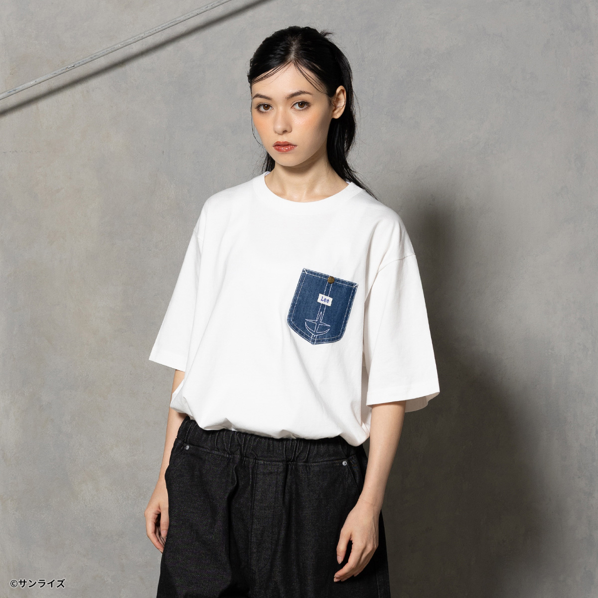 STRICT-G Lee『機動戦士ガンダム 逆襲のシャア』デニムポケット付きTシャツ リ・ガズィ