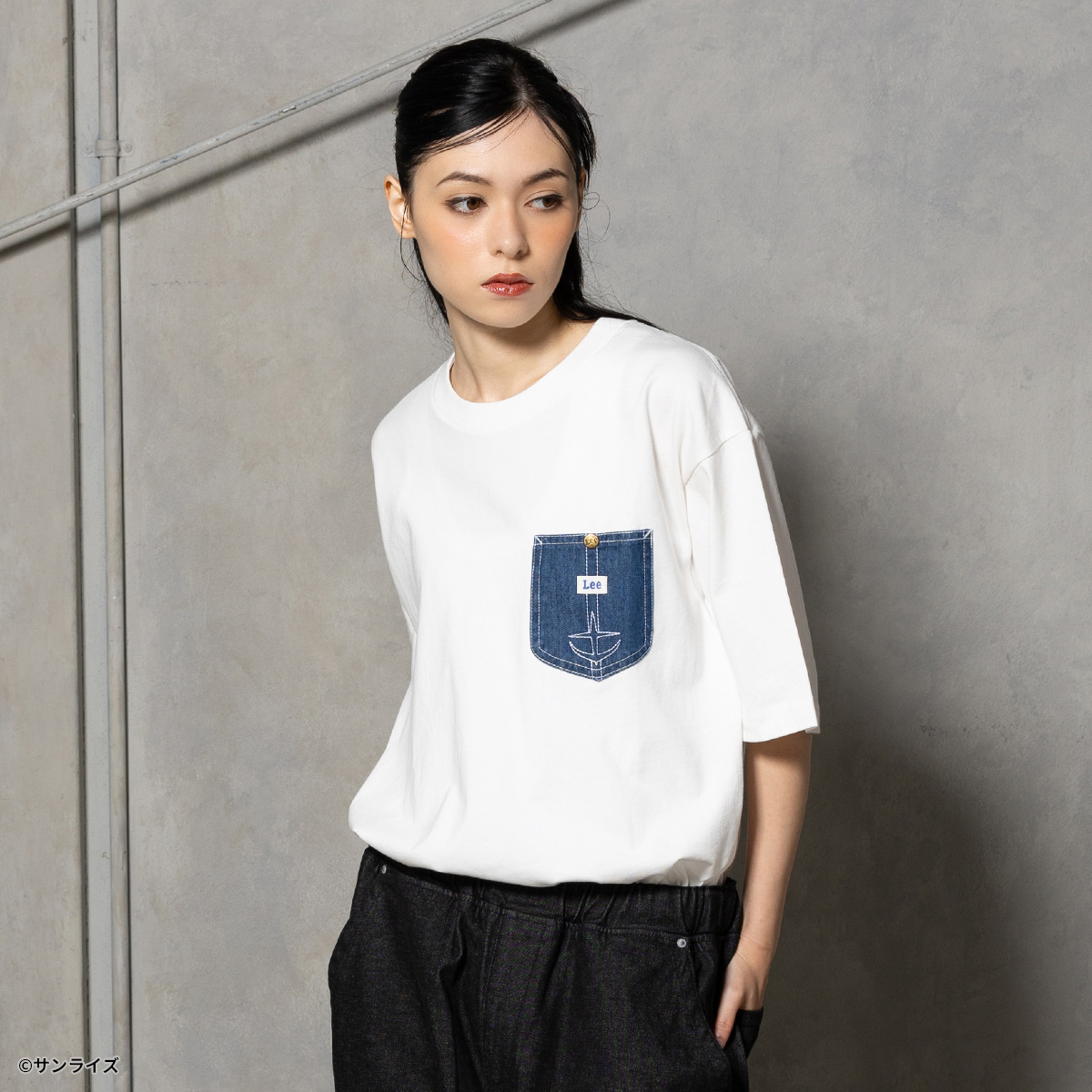 STRICT-G Lee『機動戦士ガンダム 逆襲のシャア』デニムポケット付きTシャツ リ・ガズィ
