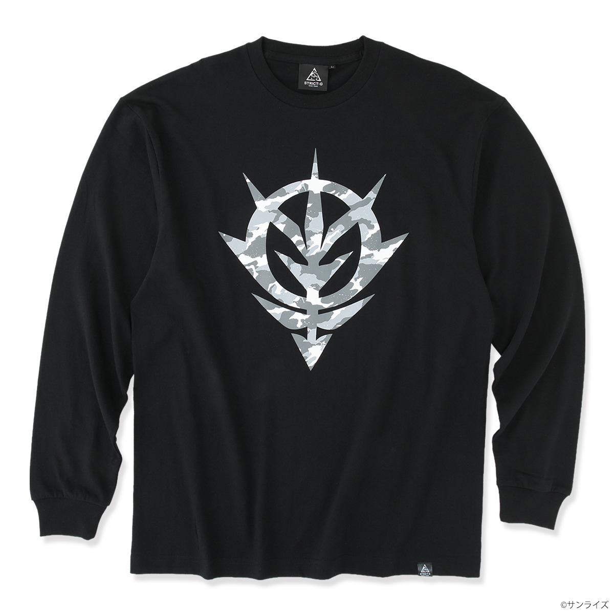 STRICT-G NEW YARK『機動戦士ガンダム』ロングスリーブTシャツ ジオン公国カモフラージュエンブレム柄
